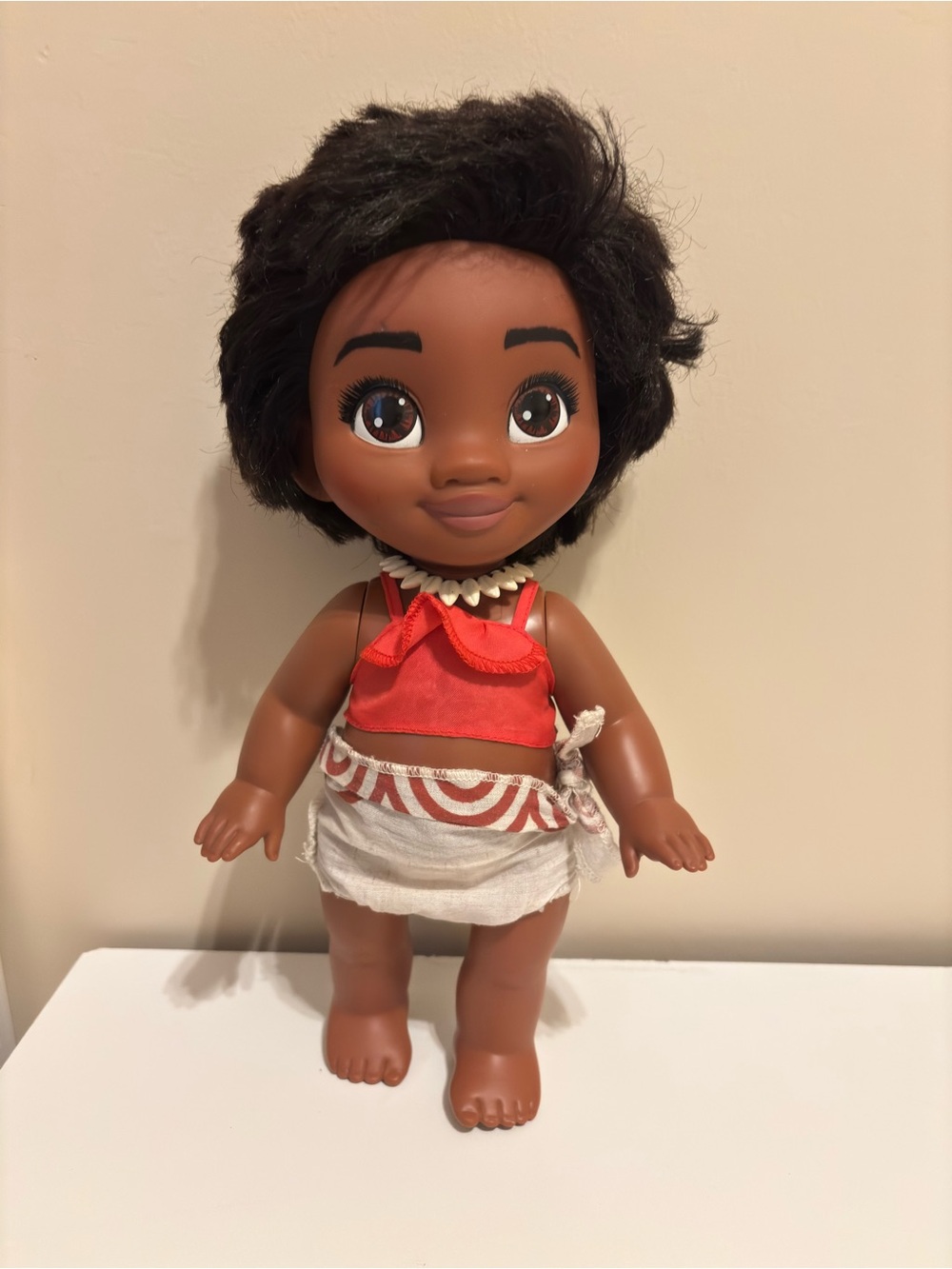 Moana Brown Skinned Red Outfit Kids Doll - Branded Character